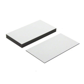 Étiquettes Magnétiques Flexibles Blanches Effaçables à Sec - Pack de 10