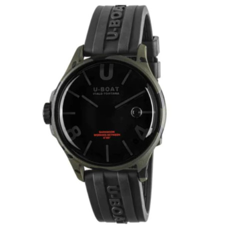 Montre U-Boat Homme Analogique en Acier Inoxydable - Modèle Noir mid-39917