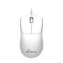 Souris Optique Filaire MediaRange 1000 DPI - Design Symétrique Blanc