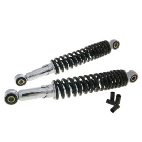 Amortisseurs Universels Noirs 260 mm pour Scooters et Cyclomoteurs