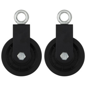 NAMYEUT Lot de 2 Poulies de Câble 90 mm pour Fitness et DIY