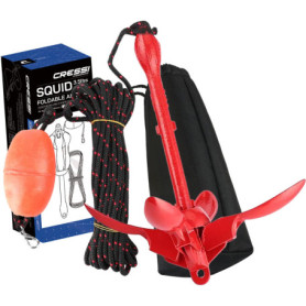 Ancre Pliable Cressi Squid pour Kayak et Paddle
