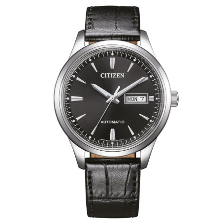 Montre Citizen Analogique pour Homme avec Bracelet en Cuir Noir NY4058-01EC