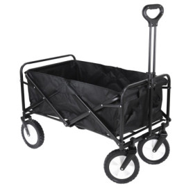 Chariot de Jardin Pliable Amig avec Toile Imperméable et Roues 360º