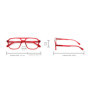 Lunettes de Lecture Prontoleggo Prince Rouge +2,00 Dioptries