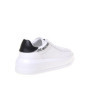 Baskets Mi-Haute Love Moschino Femme en Cuir Blanc