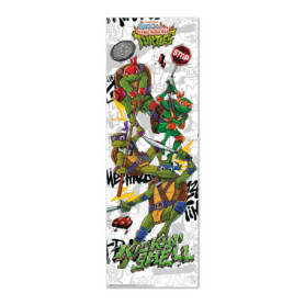 Poster Les Tortues Ninja - Décoration Murale Multicolore 53x158cm