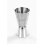 Verre Doseur Double en Acier Inoxydable Qpractiko - 30/60 ml pour Cocktails