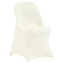 Housses de Chaise Pliantes Élastiques VEVOR - 30 pcs Blanc Ivoire