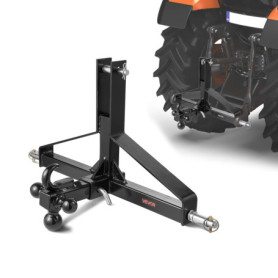 Attelage 3 Points VEVOR avec Récepteur et Boules de Remorquage pour Tracteurs