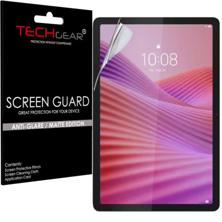 TECHGEAR Lot de 2 films de protection anti-reflets pour Lenovo Tab 10,1"