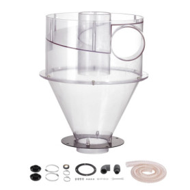 Séparateur de Poussière Cyclonique VEVOR avec Tuyau et Adaptateur