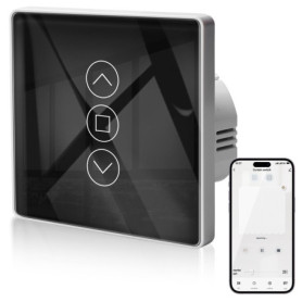 Interrupteur Wi-Fi Intelligent pour Volets Roulants avec Minuterie