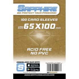 Pochettes de Protection Bronze Red Glove 65x100 mm - 100 unités