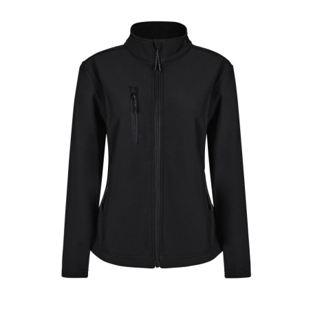 Veste Softshell Femme Mukua Richmond - Imperméable et Confortable en Noir