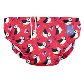 Couche de Bain Lavable Bambino Mio pour Bébés - Macareux Moine, Taille M (6-12 mois)