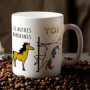 Mug Humoristique pour Marraine - Cadeau de Baptême 11 oz