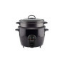 Cuiseur à Riz Techwood 1,8 L avec Cuisson Vapeur - Noir