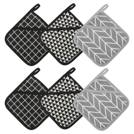 Maniques de Cuisine Prota - Set de 6 Résistantes à la Chaleur