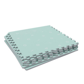 Tapis de jeu en mousse pour bébé - Aire de jeux douce et sécurisée