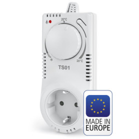 Thermostat de Prise avec Abaissement Automatique Nocturne