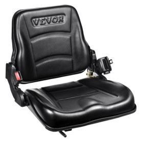Siège de Chariot Élévateur Universel VEVOR avec Dossier Réglable et Ceinture de Sécurité