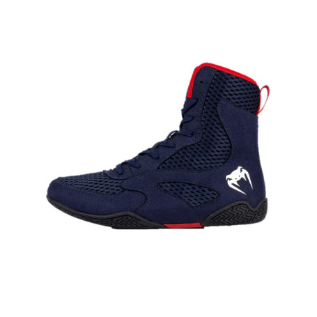 Chaussures de Boxe Venum Contender Bleu Marine/Rouge - Taille 45.5