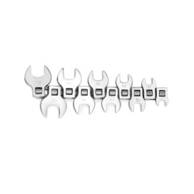Kit de 10 Clés à Fourche QWORK - Têtes Crowfoot 10-19mm