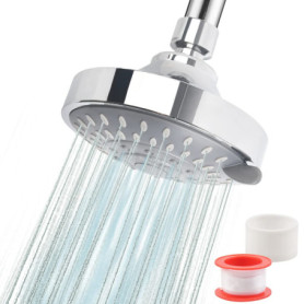 Pommeau de Douche Haute Pression Réglable 4 Pouces - CENBEN