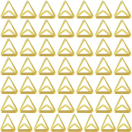 Supports de Cartes de Table Triangulaires en Métal - Élégants Porte-noms pour Mariages et Réceptions