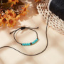 Cordon en Coton Ciré Noir 91m - Fil Tressé pour Bijoux et Macramé