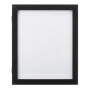 Cadre Photo Rectangulaire en Bois Noir - 25,4 x 31,7 cm