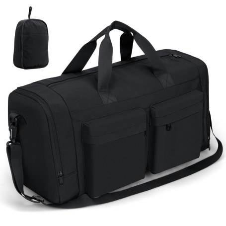 Cozary Sac de Voyage Pliable 31L avec Compartiment à Chaussures