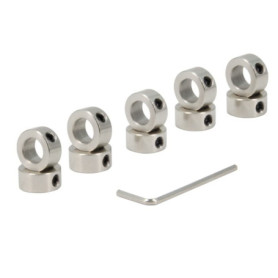 Colliers de verrouillage T10 en acier inoxydable - Lot de 10 pour imprimante 3D