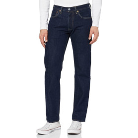 Jeans Levi's 501 Original Fit pour Homme - Coupe Droite en Stonewash