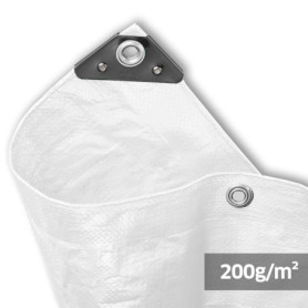 Bâche de Couverture NOOR 3x7 m - Protection Intempéries UV - Idéale Jardin