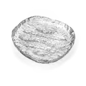 Soucoupes en verre ICE par Ichendorf - Set de 2
