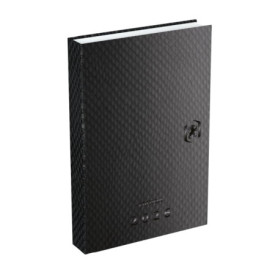 Agenda Scolaire Oxford Ophio 2026 Noir 2 Jours/Page 7,4x11cm