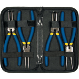 Lot de 4 pinces à circlips 150 mm pour loquets intérieurs et extérieurs