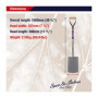 Bêche Professionnelle Spear & Jackson Neverbend - Outil de Jardinage Durable