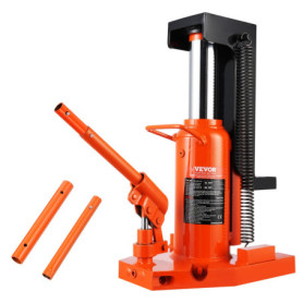 Cric Hydraulique VEVOR 10T avec Capacité de Levage 20T - Idéal pour Machines