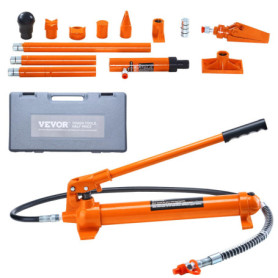 Vérin Hydraulique VEVOR 10 T avec Tuyau et Coffret - Réparation Auto