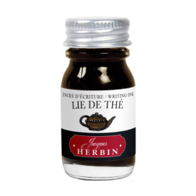 Encre Jacques Herbin Lie de Thé - Recharge 10 ml pour Stylo-Plume