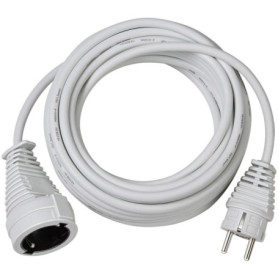 Rallonge Électrique Brennenstuhl 10 m IP20 H05VV-F3G1,5 - Blanc