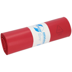 Sacs Poubelle DEISS PREMIUM 70L - Rouge Indéchirable