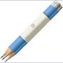 Faber-Castell Lot de 3 Crayons de Rechange Graf von Faber-Castell Bleu Gulf