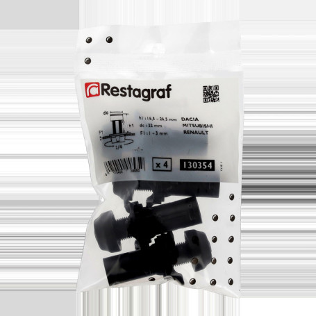 Butée de Capot Restagraf - Amortisseur de Fermeture pour Véhicules