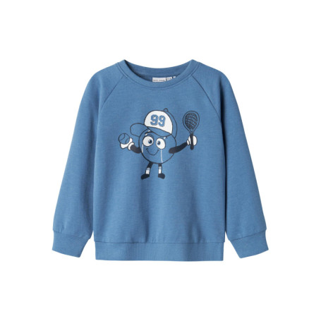 Sweat-shirt Garçon NAME IT avec Caricature de Tennis-Ball - Coronet Blue