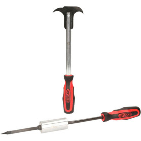 Jeu d'Extracteurs de Simmerring KS TOOLS - 2 Pièces en Acier Inoxydable