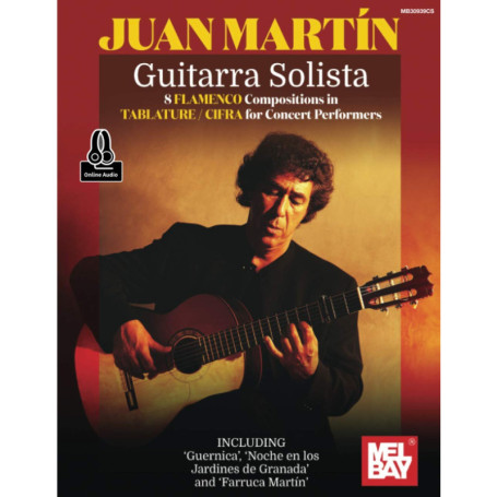 Guitare Flamenco : 8 Solos de Juan Martín pour Performances Concert